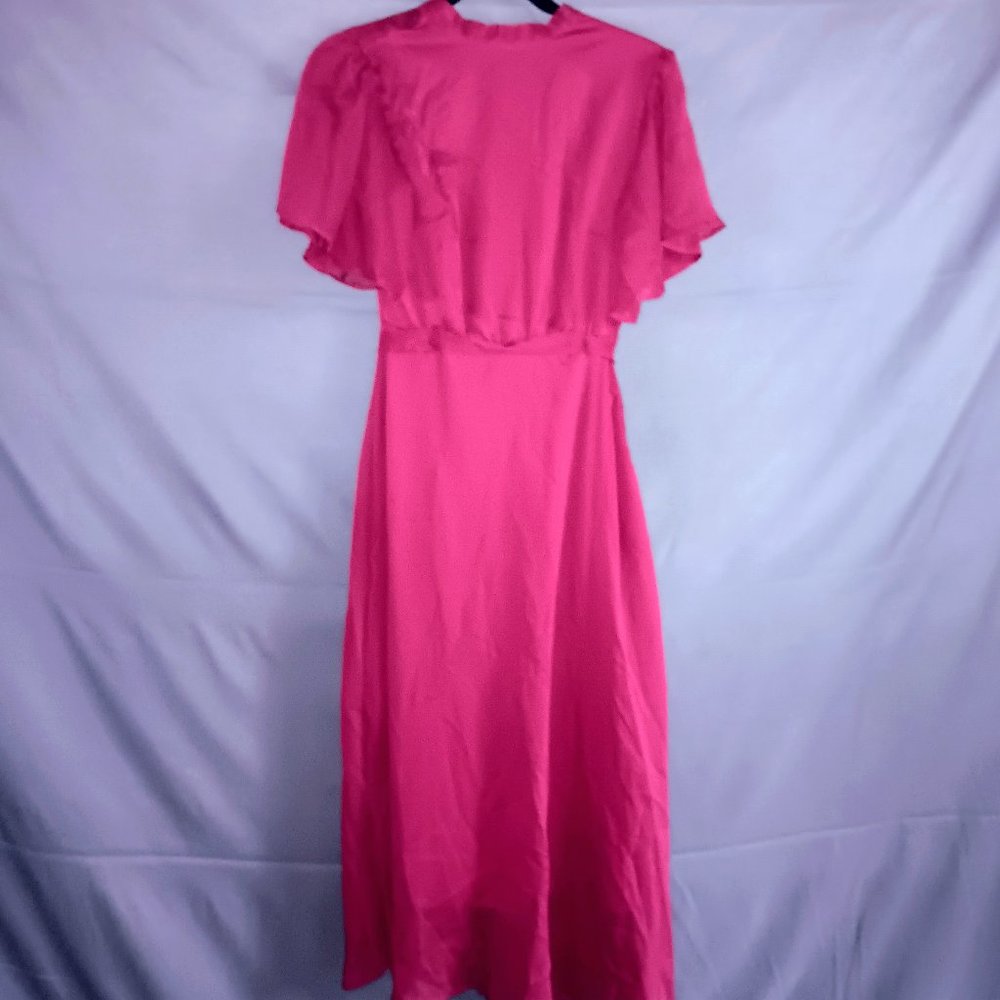 Deep Red Women's Dress NWT High Neck Lady in Red!